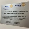 Representante do Rotary Internacional visita a Santa Casa de Santos